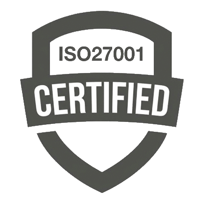 ISO 27001 certified badge